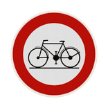 Panneau G2000 - C11 - Accés interdit aux conducteurs de cycles