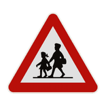 Panneau G2000 - A23 - Endroit spécialement fréquenté par des enfants