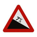 Panneau G2000 - A3 - Descente dangereuse