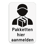 informatiebord - Pakketten aanmelden