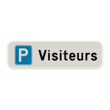 Panneau de stationnement – Réservé aux visiteurs