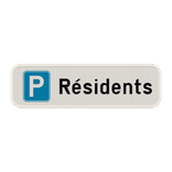 Panneau de stationnement - Résidents