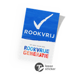 Sticker Rookvrije Generatie - reflecterend