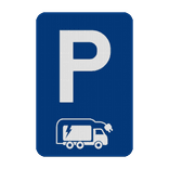Panneau de stationnement pour camion électrique