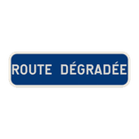 Panneau G2000 - G type VI - Route dégradée