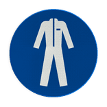 Veiligheidsbord M010 - Beschermende werkkleding verplicht