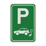 Panneau de stationnement - Borne de recharge voiture électrique