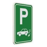 Panneau de stationnement - Borne de recharge voiture électrique