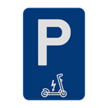 Panneau de stationnement - Trottinette électrique
