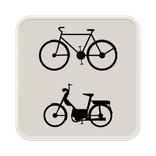 Panneau G2000 - M8 - Réservé aux bicyclettes et cyclomoteurs