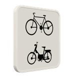 Panneau G2000 - M8 - Réservé aux bicyclettes et cyclomoteurs