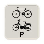 Panneau G2000 M20 - Réservé aux bicyclettes et cyclomoteurs