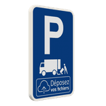 Panneau de stationnement E9c - Votre logo/design
