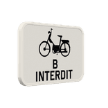 Panneau G2000 - M7 - Interdit aux cyclomoteurs de classe B