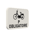 Panneau G2000 - M13 - Obligation pour les cyclomoteurs