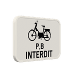 Panneau G2000 - M16 - Interdit aux cyclomoteurs de classe B