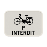 Panneau G2000 - M15 - Interdit aux cyclomoteurs
