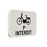 Panneau G2000 - M15 - Interdit aux cyclomoteurs