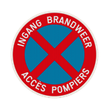 Parkeerbord - E3 - Toegang Brandweer - Tweetalig