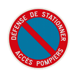 Panneau de stationnement - E1 - Accès pompiers