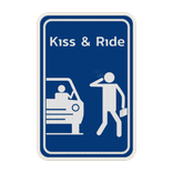 Panneau de stationnement KISS & RIDE