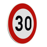 Panneau G2000 - C43 - Vitesse maximale 30 km/h