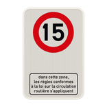 Panneau combiné - C43 - Légende (texte)