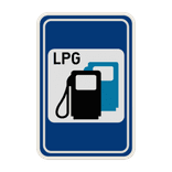 Panneau G2000 - F63 - Station-service avec spécification