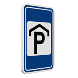 Panneau G2000 - F60 - Annonce d’un parking couvert
