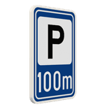 Panneau G2000 - F59a - Annonce d’un parking