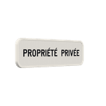 Panneau d'interdiction - Propriété privée