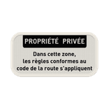 Panneau d'interdiction - PROPRIÉTÉ PRIVÉE - Code de la route