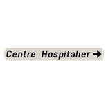 Panneau G2000 - F34a - Signal de direction à proximité des équipements et établissements publics ou d'intérêt général (droite)