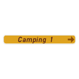 Panneau G2000 - F37 - Hôtel, restaurant, camping - Droite