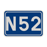 Panneau G2000 - F23a - Numéro d’une route ordinaire