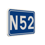 Panneau G2000 - F23a - Numéro d’une route ordinaire