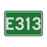 Panneau G2000 - F23c - Numéro d’une route internationale