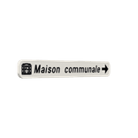 Panneau G2000 - F34a - Signal de direction à proximité des équipements et établissements publics ou d'intérêt général (droite) + pictogramme