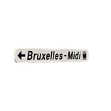 Panneau G2000 - F34a - Signal de direction à proximité des équipements et établissements publics ou d'intérêt général (gauche)