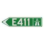 Panneau G2000 - F31 - Itinéraire par autoroute - Gauche