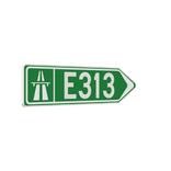 Panneau G2000 - F31 - Itinéraire par autoroute - Droite