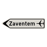 Panneau G2000 - F33a - Signal de direction à distance (gauche)