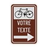 Panneau G2000 - F34c2 - Itinéraire conseillé à des catégories déterminées d’usagers vers une destination touristique