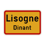Panneau G2000 - F43 - Signal de localité - 2 lignes