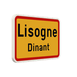 Panneau G2000 - F43 - Signal de localité - 2 lignes