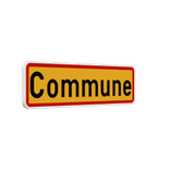 Panneau G2000 - F43 - Limite communale