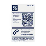 Eigendomssticker Pluq (FR) - 70x110mm