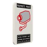 Surveillance par caméra - Propriété privée - Accès interdit art. 3.67
