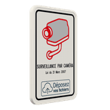 Surveillance par caméra Belge - Loi du 21 mars 2007 - Logo personnalisé