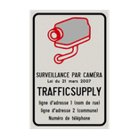 Surveillance par caméra Belge - Loi du 21 mars 2007 - Plat (Alupanel)